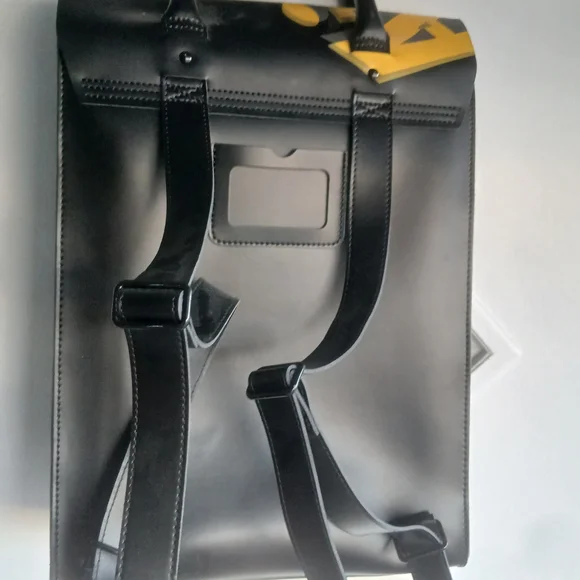 Dr. Martens Black and Yellow Backpack - Picture 4 of 5